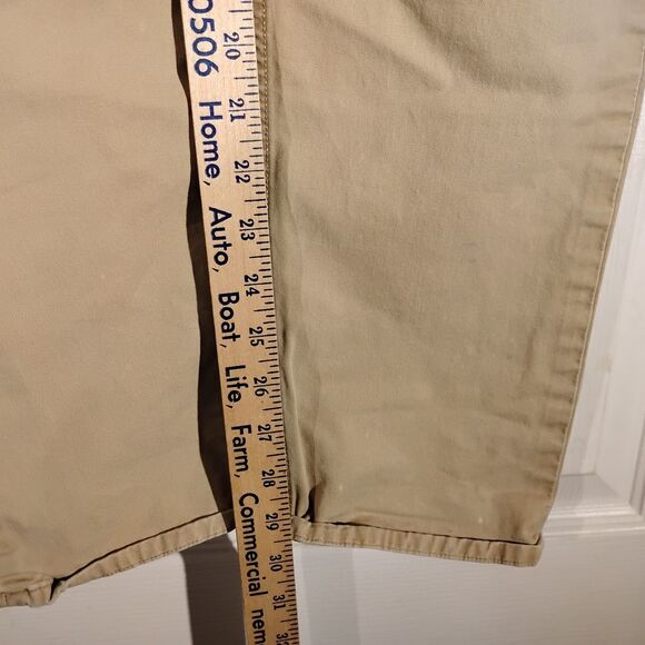 Polo Ralph Lauren jeans mens 32x32 beige khaki stretch straight leg denim - Picture 7 of 12